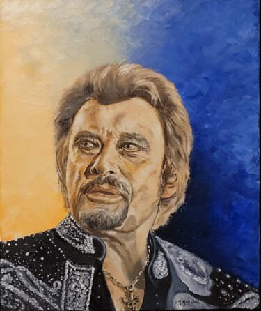 Peinture intitulée "Johnny" par Jean Marie Marchal, Œuvre d'art originale, Huile