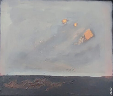 Malerei mit dem Titel "Paysage 1" von Jean-Michel Noirey, Original-Kunstwerk, Acryl