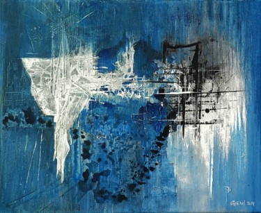 "Blue Mood" başlıklı Tablo Gipéhel tarafından, Orijinal sanat, Akrilik
