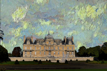 Digital Arts titled "chateau-de-maisons-…" by Jean-Paul Martin, Original Artwork, Photo Montage