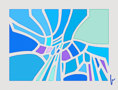 「MAP」というタイトルのデジタルアーツ Jean Paul Pierozziによって, オリジナルのアートワーク, デジタル絵画