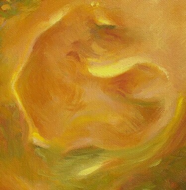 Peinture intitulée "Ocre de lumière" par Jean-Philippe Degraeve, Œuvre d'art originale, Huile