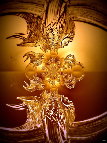 Цифровое искусство под названием "Kala/the door" - Jean Philippe Desmoulins, Подлинное произведение искусства, 3D моделирова…