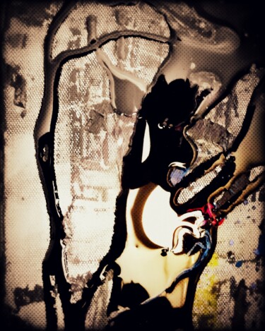 Фотография под названием "Alien drip" - Jean Philippe Desmoulins, Подлинное произведение искусства, Акрил