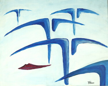 Pittura intitolato "Rêve" da Jean-Pierre Allano, Opera d'arte originale, Acrilico