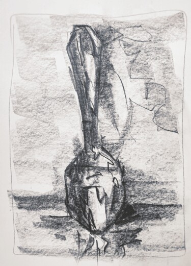 Dessin intitulée "Cuillère à thé" par Jean-Pierre Emond, Œuvre d'art originale, Graphite