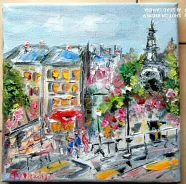 "MONTMARTRE PARIS LA…" başlıklı Tablo Jean Pierre Jumeaux tarafından, Orijinal sanat, Petrol