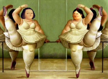 Digitale Kunst getiteld "si Botero m était c…" door Jean Pierre Poveda, Origineel Kunstwerk, Foto Montage