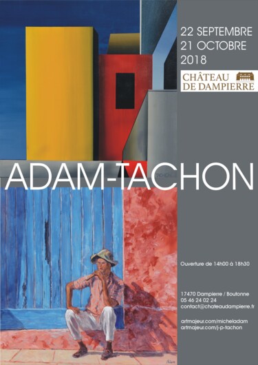 「expo adam-tachon」というタイトルの絵画 Jean Pierre Tachonによって, オリジナルのアートワーク