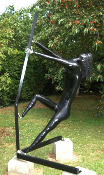 雕塑 标题为“La délivrance” 由Jean Remaury, 原创艺术品, 金属