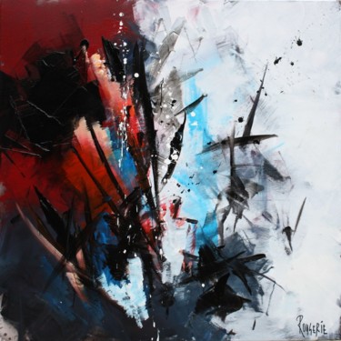 Картина под названием "Abstrait 3" - Jean Rougerie, Подлинное произведение искусства, Акрил