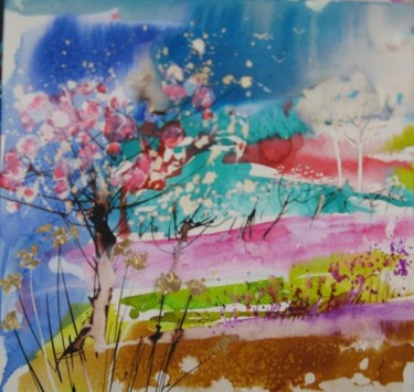 Peinture intitulée "paysages 3" par Jean Senterre, Œuvre d'art originale