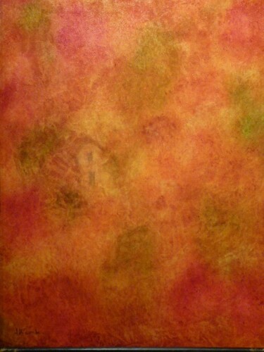 Pittura intitolato "" Eté indien en Cév…" da Jean Xavier Combe, Opera d'arte originale, Olio Montato su Telaio per barella i…