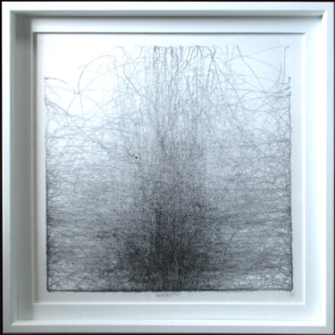 Drawing titled "dessin cinématique…" by Jean-Yves Verne, Original Artwork, Graphite Mounted on Other rigid panel