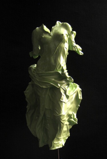 Sculpture titled "femme - sculpture l…" by Jean-Yves Verne, Original Artwork, Resin