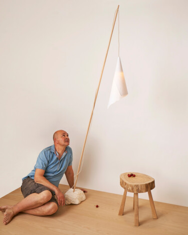 「IBIZA lamp」というタイトルのデザイン Jeanbaptiste Van Den Heedeによって, オリジナルのアートワーク, ランプ