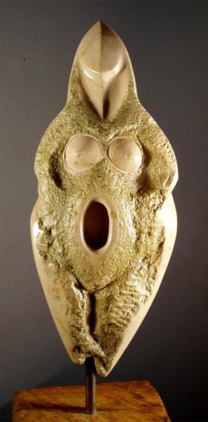Sculpture intitulée "Déesse-mère 9" par Jean-Charles Ferrand, Œuvre d'art originale, Pierre