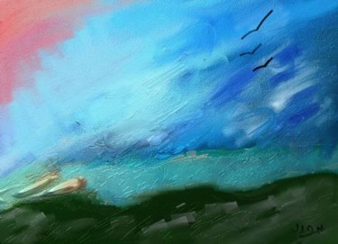 Peinture intitulée "Storm" par Jeanjeandenice " Jjdn ", Œuvre d'art originale