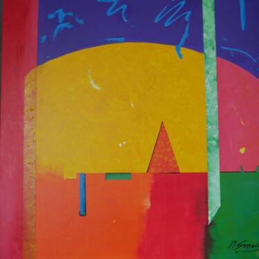 Картина под названием "L'ARCHE SALVATRICE" - Jean-Marc Gayraud, Подлинное произведение искусства, Акрил Установлен на Деревя…