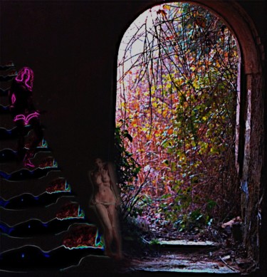 Photography titled "Un escalier nommé d…" by Jean Mary Coulon, Original Artwork, Analog photography