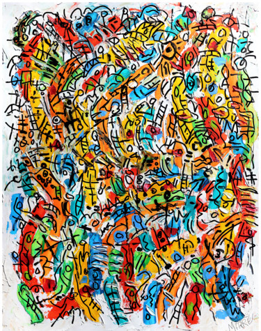 Картина под названием "DON QUICHOTTE" - Jean Mirre, Подлинное произведение искусства, Масло