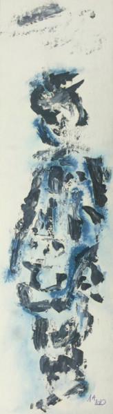 Pittura intitolato "DEFILE DE MODE ( 2 )" da Jeannette Allary, Opera d'arte originale, Olio