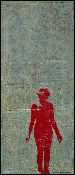 Картина под названием "lucy.jpg" - Jeanpaul Zak, Подлинное произведение искусства, Энкаустический
