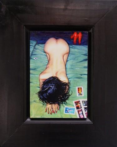 Malarstwo zatytułowany „"Untitled" (nude)” autorstwa Jeff Cornish, Oryginalna praca, Akryl