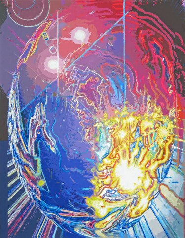 "Partially Peeled Ra…" başlıklı Tablo Jeff Cornish tarafından, Orijinal sanat, Akrilik Ahşap Sedye çerçevesi üzerine monte e…