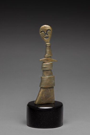 Скульптура под названием "Ringed" - Jeff Arnett, Подлинное произведение искусства, Бронза