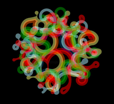 Цифровое искусство под названием "Energy ball" - Jeff, Подлинное произведение искусства, 2D Цифровая Работа