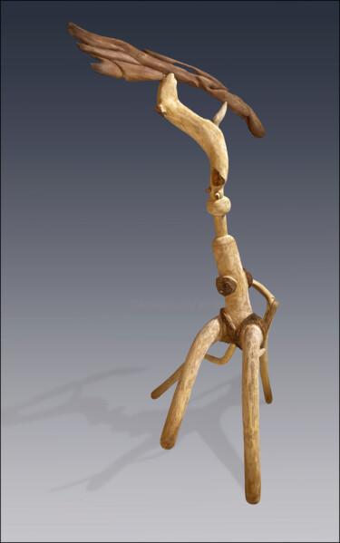雕塑 标题为“"Vessel #97—Hitch"” 由Jeff Key, 原创艺术品, 木