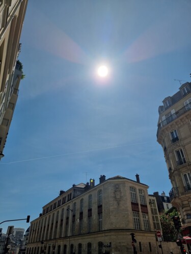 Photographie intitulée "Big Sun" par Jennifer Baste, Œuvre d'art originale, Photographie numérique