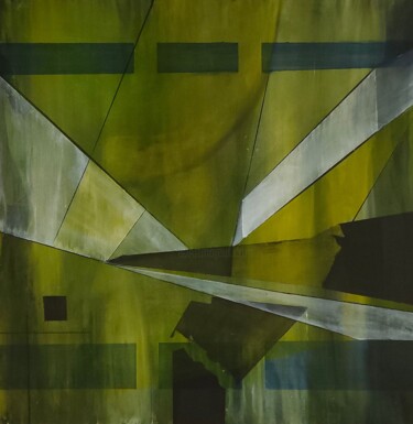Ζωγραφική με τίτλο "Bridges" από Jens Hartmann, Αυθεντικά έργα τέχνης, Ακρυλικό