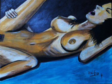 绘画 标题为“Orgasme” 由Jérôme Dufay, 原创艺术品, 丙烯 安装在木质担架架上