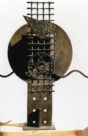 Скульптура под названием "Crépuscule mécanique" - Jérôme Danikowski, Подлинное произведение искусства, Металлы