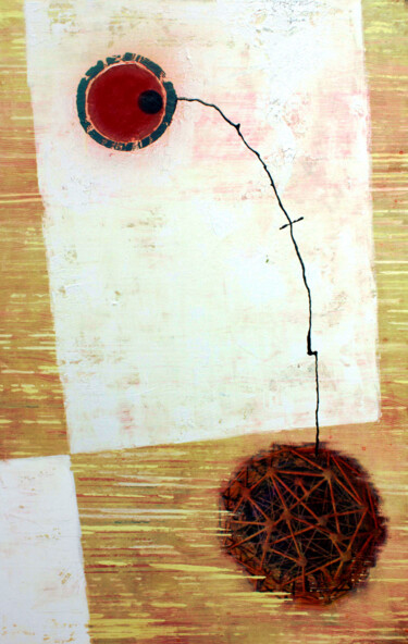 Malarstwo zatytułowany „Cuaderno de viaje.…” autorstwa Jesus Tejedor, Oryginalna praca, Akryl Zamontowany na Drewniana rama…
