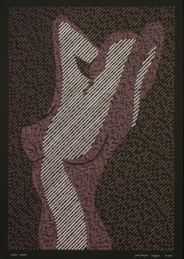 Peinture intitulée "nude17" par Jean-François Caillarec, Œuvre d'art originale