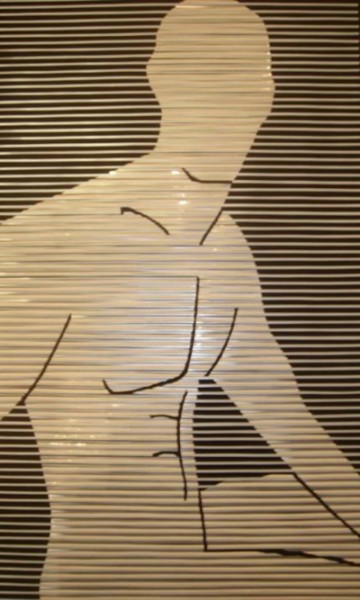 Peinture intitulée "man3_2008" par Jean-François Caillarec, Œuvre d'art originale