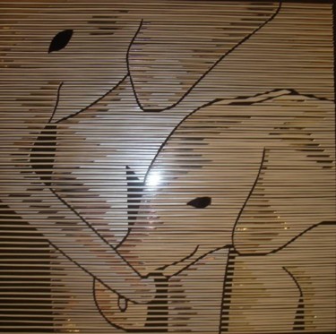 Dessin intitulée "elephant 1" par Jean-François Caillarec, Œuvre d'art originale