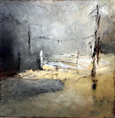 Painting titled "Hommage à...09" by Jean-François Taburet, Original Artwork, Oil