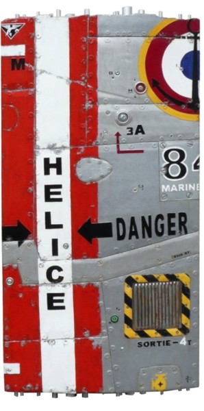 Γλυπτική με τίτλο "HELICE DANGER" από Jerome Chauvin (JICE), Αυθεντικά έργα τέχνης, Ακρυλικό