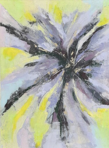 Painting titled "Lily" by Jill Carrott, Original Artwork, Acrylic