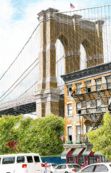 제목이 "Brooklyn Bridge Eas…"인 미술작품 Jim Fischer로, 원작, 장편