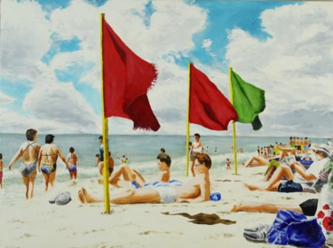 Pintura titulada "Sunday Afternoon at…" por Jim Fischer, Obra de arte original, Oleo