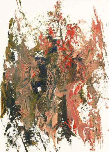 Peinture intitulée "Burning (see full t…" par Jim Fischer, Œuvre d'art originale, Huile