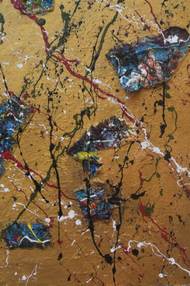 Pintura intitulada "Etablishement" por Jean-Jacques Minardi (Ipo), Obras de arte originais, Acrílico Montado em Armação em m…