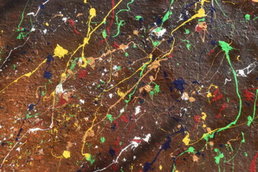 제목이 "Nougatine"인 미술작품 Jean-Jacques Minardi (Ipo)로, 원작, 아크릴 나무 들것 프레임에 장착됨
