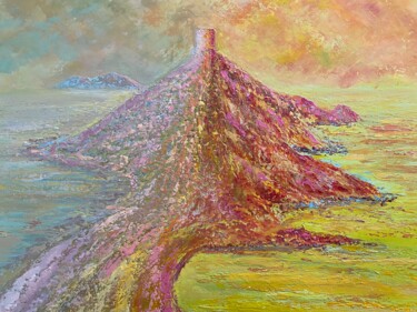Peinture intitulée "Îles sanguinaires a…" par Jm Mariani, Œuvre d'art originale, Huile