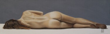 Malarstwo zatytułowany „Desnudo. Miniatura.1” autorstwa Jm Sa, Oryginalna praca, Pastel